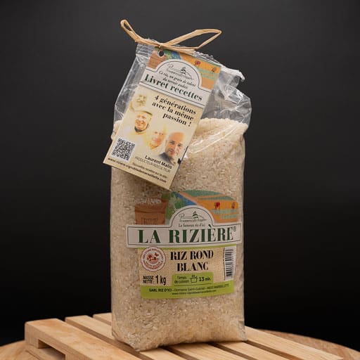Riz rond blanc 1kg riz d'ici