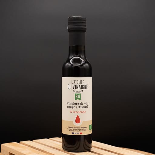 Vinaigre de vin Rouge bio à l'ancienne 250ml