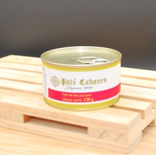 Pâté cabanes bocal 130g artisan boucher origine Aude