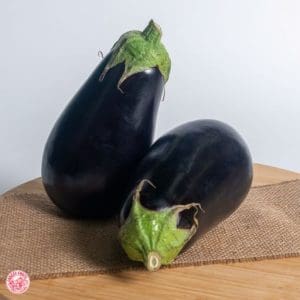 Aubergines longues violettes, blanches ou gioletta