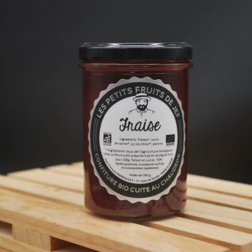 Confitures artisanales Bio Fraises 250g